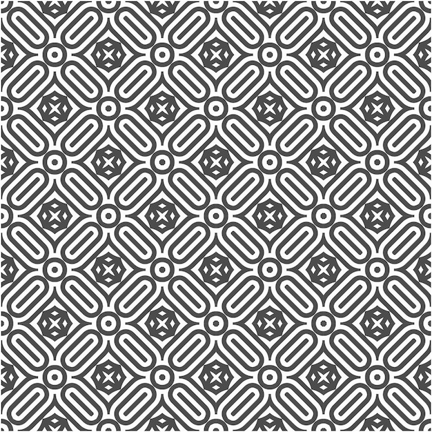 Minimalist geometric abstract seamless pattern  