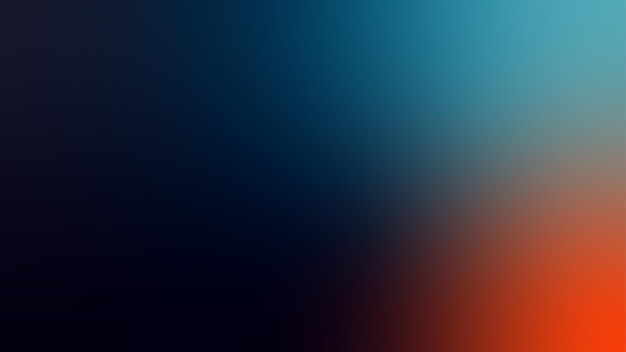 Minimalist gradient background in dark and vibrant color combination with copy space