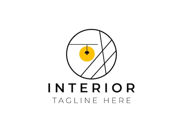 Minimalist interior logo design