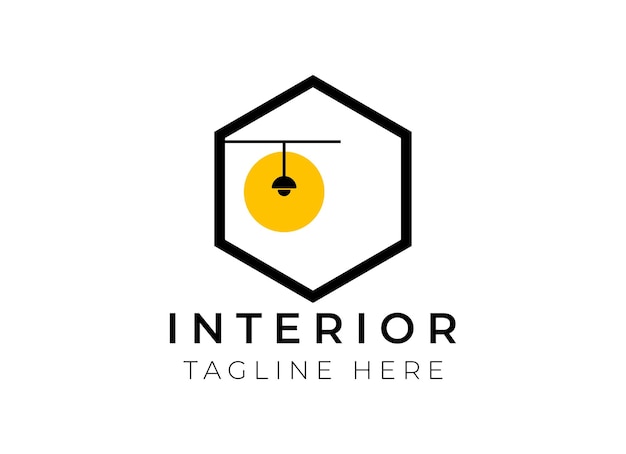 Minimalist interior logo design