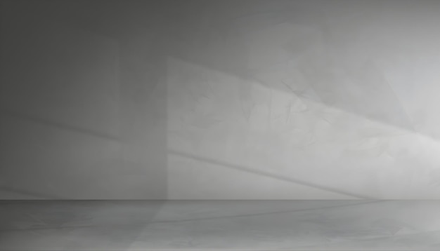 minimalist interior with shadows and light