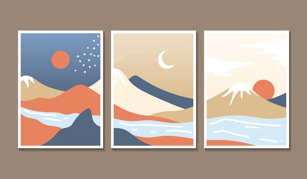 minimalist japanese cover collection set
