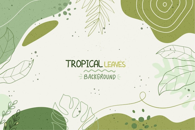 minimalist leaves background