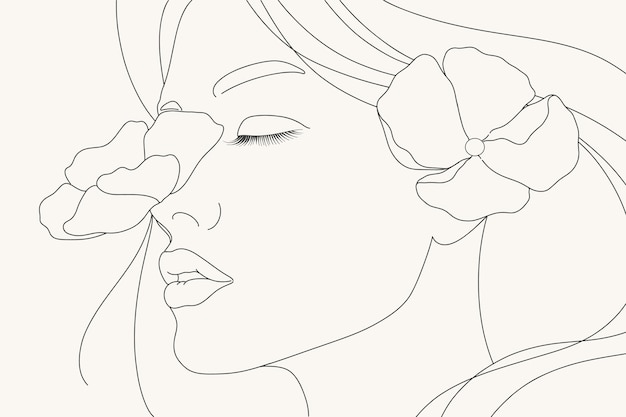 minimalist line art  template