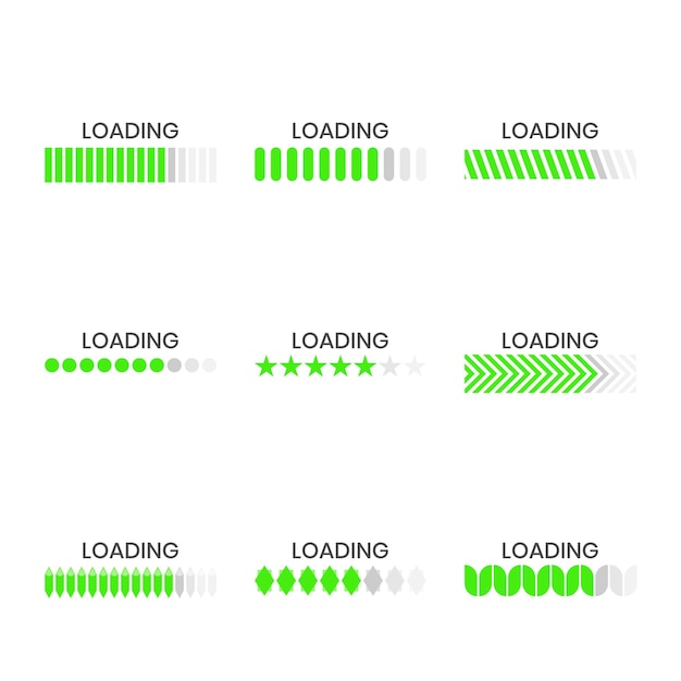 minimalist loading icon design for website