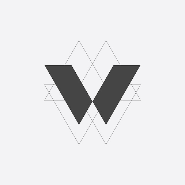 Vector minimalist logo design