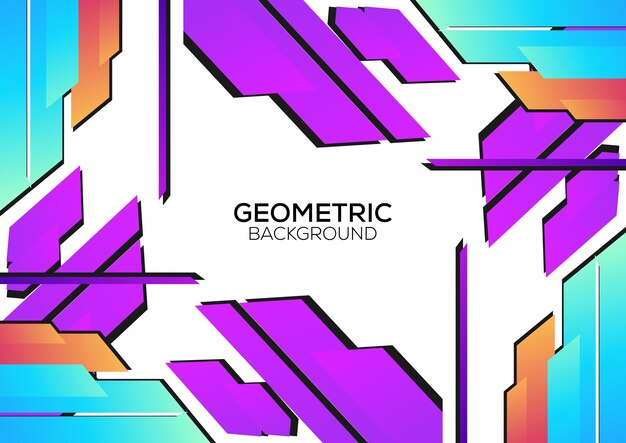 minimalist modern geometric background gradient color