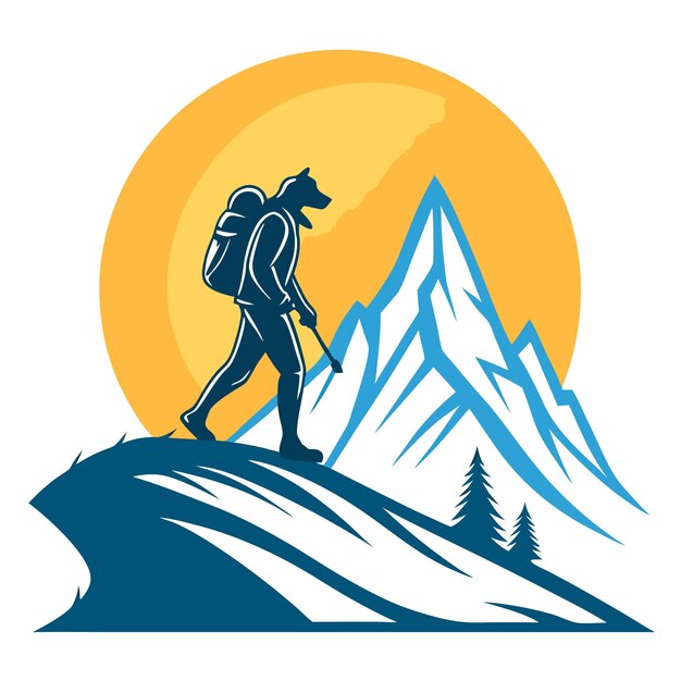 minimalist mountain logo design with modern aesthetic for outdoor and adventure branding
