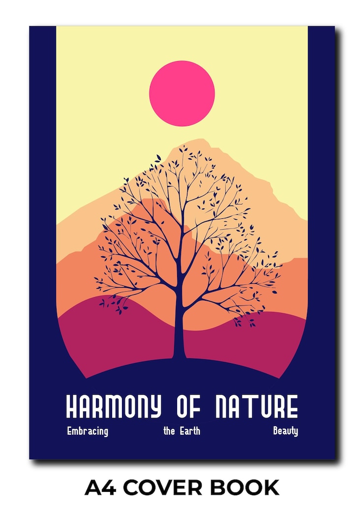 Vector minimalist nature lnads