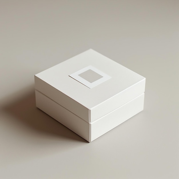 A minimalist packaging box design with a sense of design