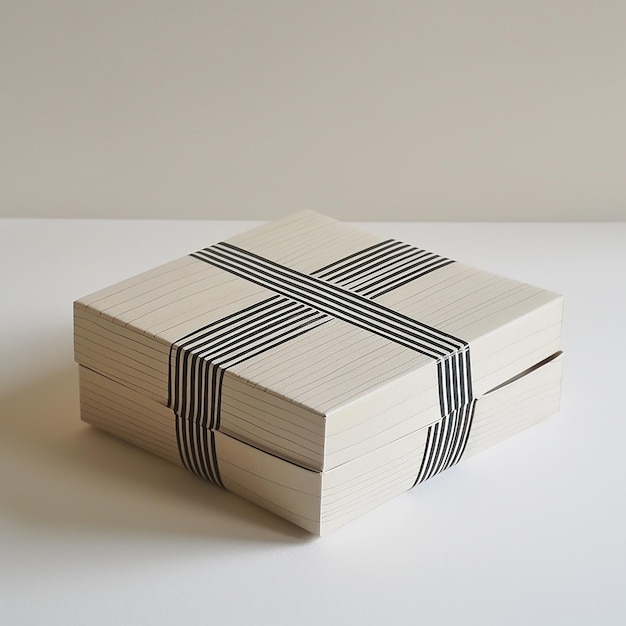 A minimalist packaging box design with a sense of design