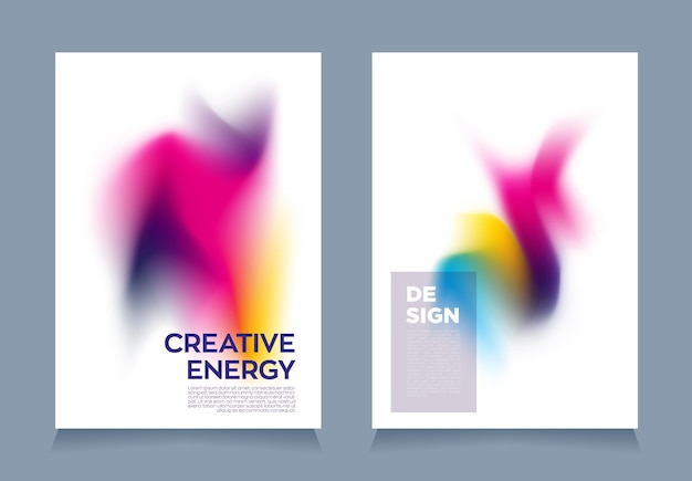 Vettore design di poster minimalista con gradiente di maglia astratta evento musicale stile di poster minimale