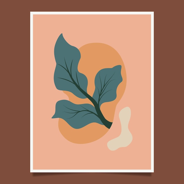 Minimalist poster with pastel colors for elegant and artistic home decoration dekorasi