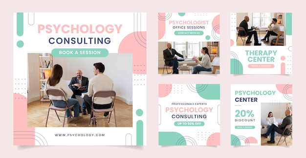 minimalist psychologist consultation instagram posts
