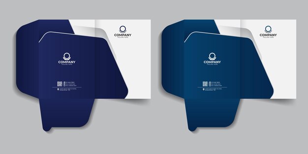 minimalist report cover template office file folder design clean and professional design