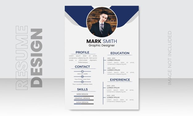 minimalist resume cv template resume design template cv design