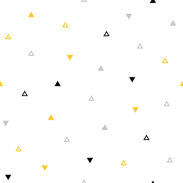 Minimalist Scandinavian triangle seamless pattern background