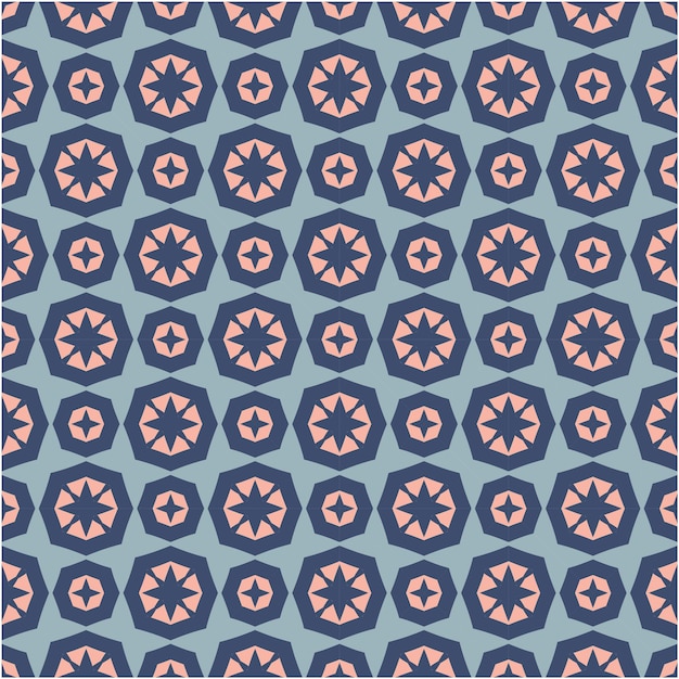 Minimalist seamless pattern background in ethnic style