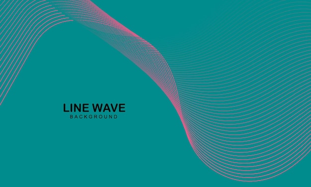 Minimalist simple background with wavy lines