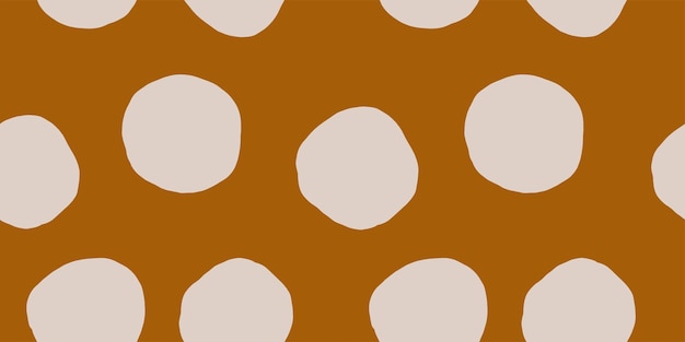 Minimalist trendy abstract polka dot pattern Modern vector template for design