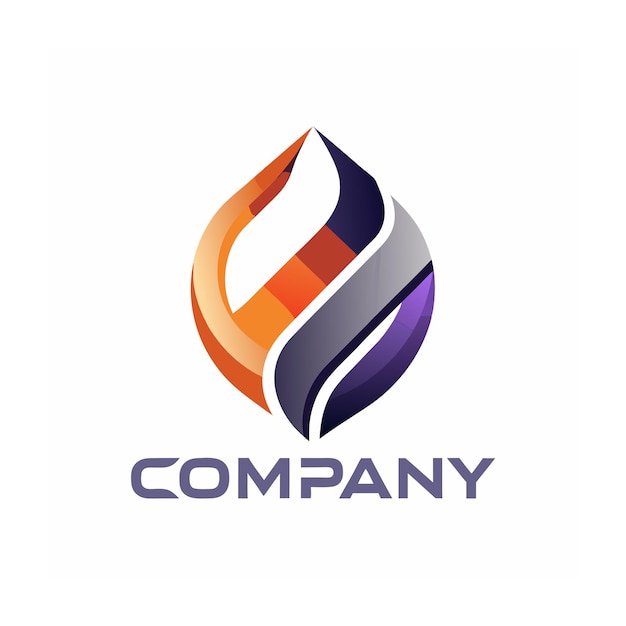 Minimalist type creative business logo template