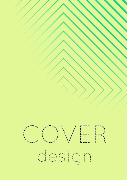 Minimalistic colorful abstract cover