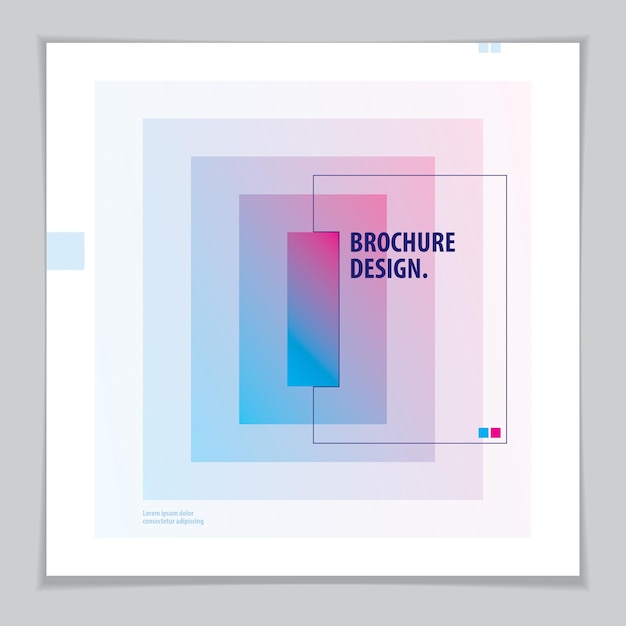 Minimalistic cover brochure design. Vector geometrische abstracte achtergrond. Layout voor Cover, Placard, Poster, Flyer en Banner Design.