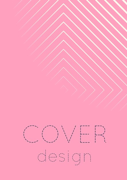 Minimalistic cover template set with gradients