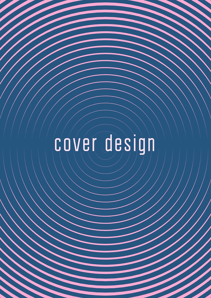 Vector minimalistic cover template set with gradients