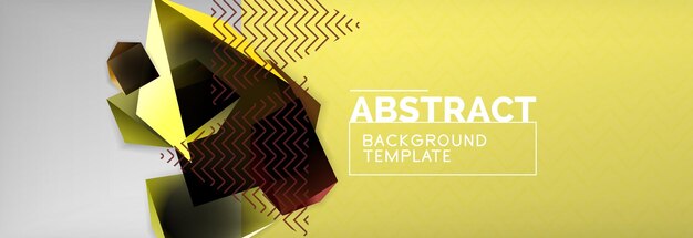 Minimalistic geometric abstract background