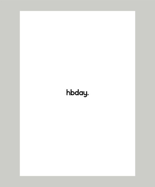 Minimalistic happy birthday poster vector illustration postcard card cover