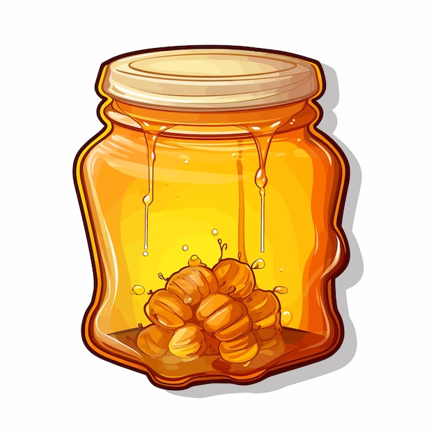 Vector minimalistic honeypot icon