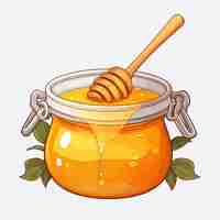 Vector minimalistic honeypot icon