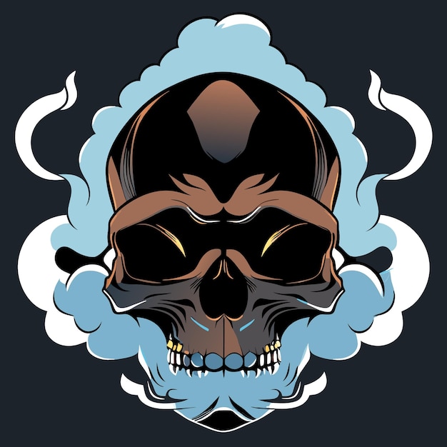 Minimalistic isolated smoke icon