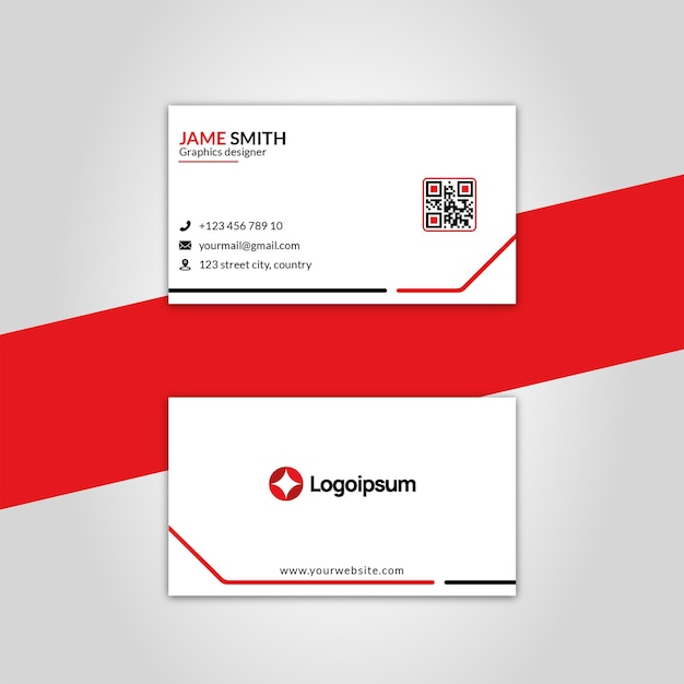 minimalistic and modern style business card