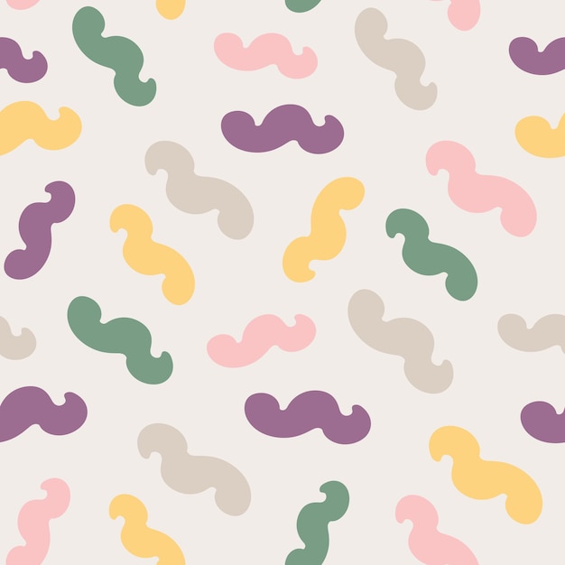 Minimalistic seamless pattern Simple organic shape