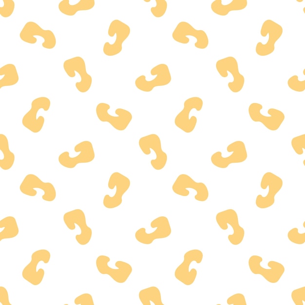 Minimalistic seamless pattern simple organic shape