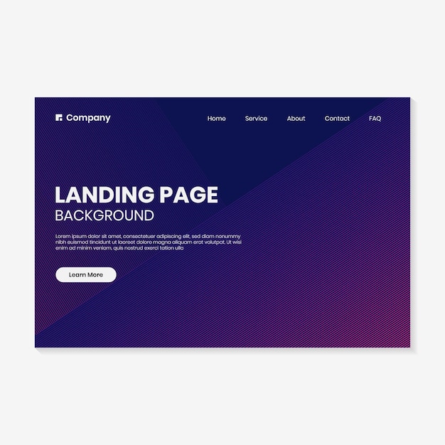 minimalistisch abstract achtergrondontwerp voor de landingspagina