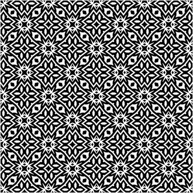 Minimalistisch abstract zwart-wit naadloos patroonontwerp