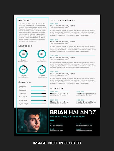 Vector minimalistisch cv