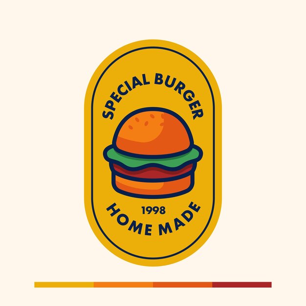 Minimalistisch eenvoudig burgerlogo-concept