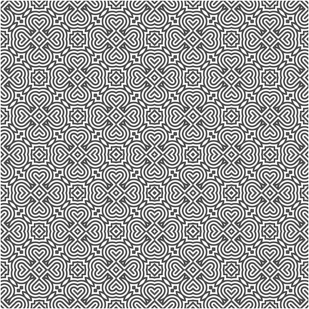 Minimalistisch geometrisch lijn abstract naadloos patroon