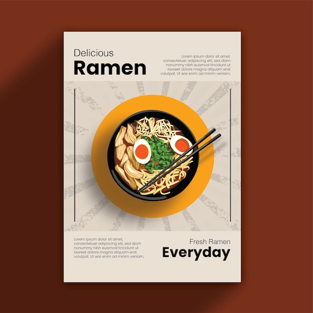 Vector minimalistisch ramen-posterontwerp