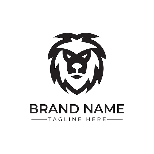 Minimalistisch Wolf Logo Design voor Branding