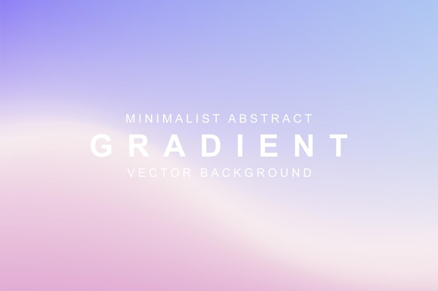 Minimalistische abstracte gradiënt vector achtergrond