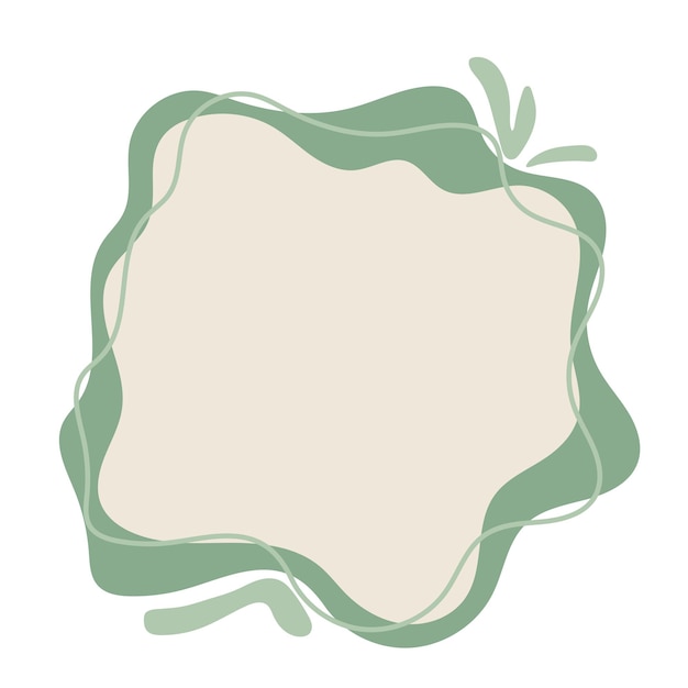 Minimalistische Blob Text Box