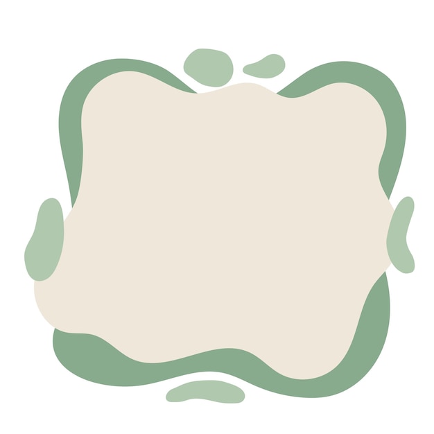 Minimalistische Blob Text Box