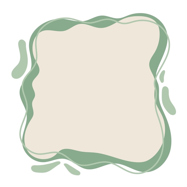 Minimalistische Blob Text Box