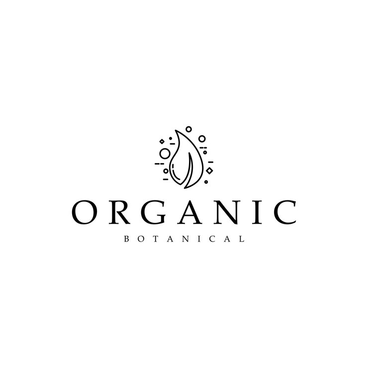 Minimalistische Botanische Bloem Logo Vector