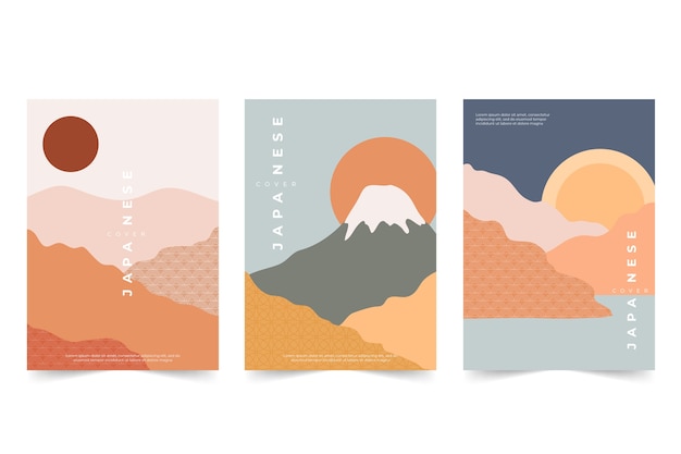 Minimalistische Japanse covercollectie